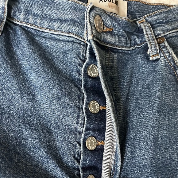 AGOLDE Riley High Rise Womens Jeans Straight Leg Size 31 - Picture 6 of 14
